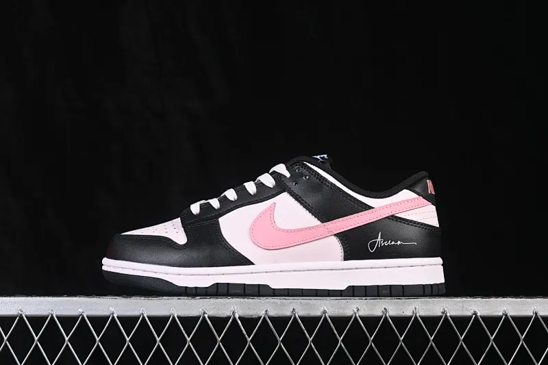 All Categories Nk SB Dunk Series Nk SB Dunk Low High-end Customized Low-top Shoes Nike SB Dunk Low Black Pink Anniversary High-end Customized Low-top Casual Shoes BP1228-173